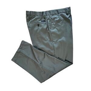 Dockers D3 Signature Khaki Gray Classic Fit Pant 38/28 Wrinkle Free Chino